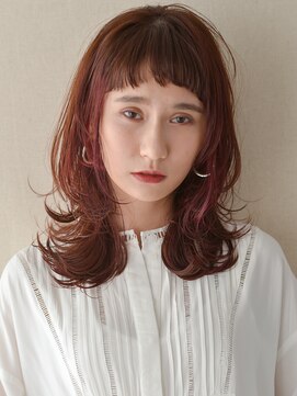 黒髪/クラゲヘアー/オリーブグレー/小顔/ココアベージュ