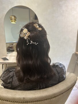 ハーフアップ☆ヘアアレンジ