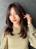 カノイ(KANOI) 上品さと可愛さと色気のあるヘア 顔まわりのゆるレイヤー