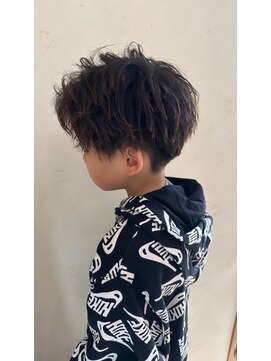 TELA HAIR 石岡店【テーラヘアー】【4月15日NEW OPEN（予定）】  キッズ刈り上げセンターパート【TELA HAIR 石岡】