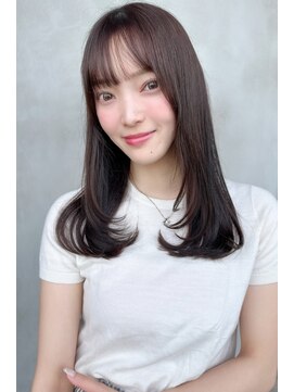 ココカラヘアー プラス(cococara‐hair plus) 地毛風カラー ローレイヤー 前髪あり