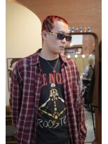 エディ(Edy)&nbsp;バズカットケアブリーチダブルカラーデザインカラータイガー坊主