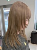 【段階を踏んでハイトーンへ】1ブリーチグレージュ