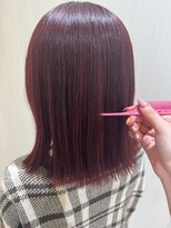 オシャマヘアー マチニワ店 ピンクカラー