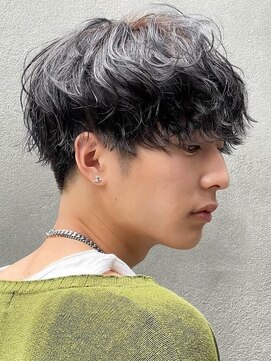 フィフスパーク(fifth PARK) 渋谷シャドウパーマ波巻きスパイラルパーマメンズマッシュウルフ