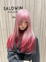 フリーダムガーデン 岡山駅前店(freedom garden)&nbsp;10代20代色気抜群姫カットレイヤー&ルーツカラー