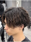 縦落ちツイストスパイラルセンターパート