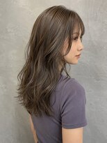 トリニティ(trinity) ケアブリーチ ミントベージュ ミントグレージュ レイヤーカット