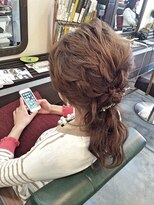 ヴィークス ヘア(vicus hair)&nbsp;オーダー率No. 1「波ウェーブ×ハーフアップ」