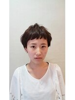 プリモドットリアン(primo…lien)&nbsp;primolienヘア　マッシュショート×カジュアル×女性らしさ