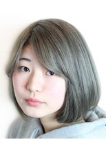 ヘアーデザイン ソレイユ 久米川店(Hair Design SOLEIL) ネイビーアッシュボブ