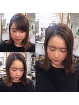 ビーヘアサロン(Beee hair salon) 【渋谷エクステ・カラーBeee/安部 郁美】A/W前髪エクステ