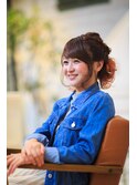 ゆるふわアップスタイル