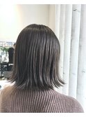 ＃グレージュカラー＃ハホニコトリートメント＃外ハネボブ
