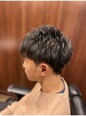 形状記憶パーマ!束間マッシュスタイル