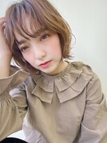 ケーツー心斎橋 クイーンズガーデン バイ ケーツー(K two QUEEN'S GARDEN by K two) パーマ風外ハネボブ2/心斎橋&難波&なんば