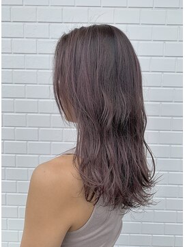 ポンテ 福岡西店(ponte) 『バレイヤージュ×ピンクラベンダー』