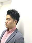 ツーブロックスタイル束感