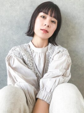 オブジェ シエル(obje't ciel) 【obje't ciel】ラベンダーアッシュ×外ハネ【宮崎 太揮】