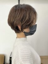 大人可愛いショートボブ☆ベージュカラー