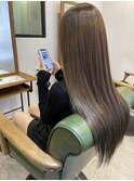 ミルクティーベージュ髪質改善トリートメント