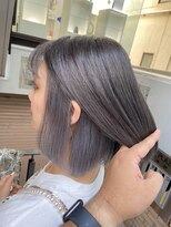 ラフ(LAFF)&nbsp;#黒髪#ボブルフ#ネビージュ#小顔#ワンレン