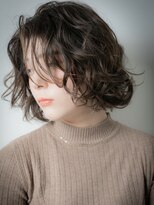 カバーヘア ブリス 北浦和(COVER HAIR bliss)&nbsp;大人かっこいい小顔ウルフマッシュパーマw北浦和20代30代40代