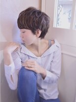 ハウスアンドヘアーワークス(House&Hair works) 前髪長め大人小顔ショート30代40代50代　藤沢