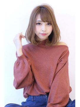 オーロ 西大寺店(ORO) フェミニンボブのふんわりスタイル