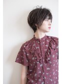 ショート/髪質改善縮毛矯正/髪質改善/韓国風/韓国ヘア