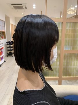 アドラーブル 長岡リップス旭岡店(adorable) 20代30代40代小顔切りっぱなし大人ボブ