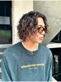 縦落ちツイストスパイラルパーマ　ロング