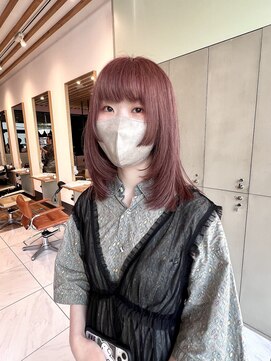 ディーナ(D'na) 【D'na×古屋】くすみピンクブラウン