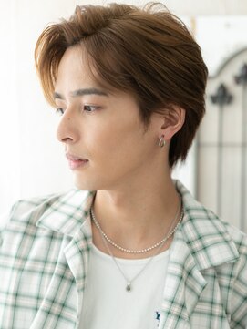 モッズヘア メン 南越谷南口店(mod's hair men) アップバング短髪カジュアルメンズショート韓国ヘアF南越谷