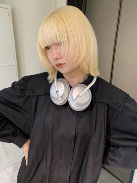 ペレ 梅田(PELE) 前髪/アンブレラカラー/こなれミディ/イメチェン/ウェーブパーマ