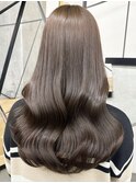 レイヤーカット オリーブベージュ カラー 韓国 髪質改善 仙台