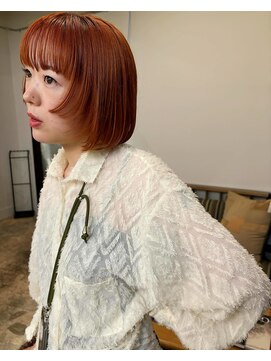 ヤーン(yearn) バレンシアオレンジ×ボブ（伏見/栄/名駅/矢場町）