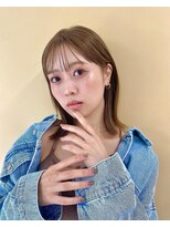 アジールヘア 赤羽駅南口店(agir hair)&nbsp;ボブカットオレンジメイク眉毛メイクニュアンスメイク赤羽美容室