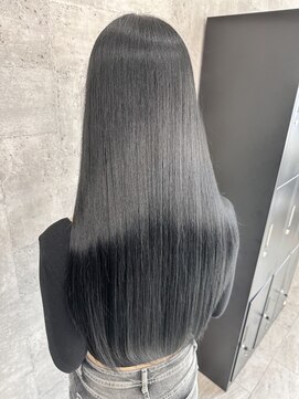 スキル 水戸(SKILL) アッシュブラック/トリートメントストレート