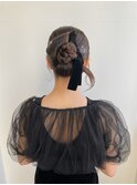 tight chignon