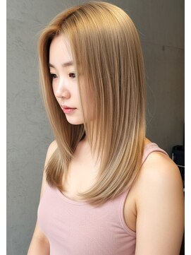 ニューカマー バイ ヘッドライト シブヤ(NEW COMER by HEADLIGHT shibuya) ワンブリーチベージュカラー