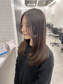 ベイ リコルド アトリ 名古屋名駅店(Bei Licoldo.Atole) 韓国風/韓国レイヤースタイル/顔まわりレイヤー/艶髪