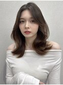 *顔回りレイヤー小顔カットセミロング*【IA by Zina 渋谷】