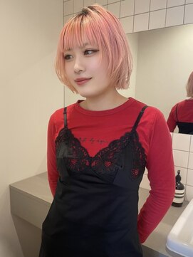 チーカ(chica) レイヤーボブ ピンク