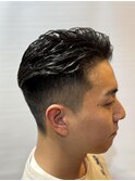 短髪パーマ
