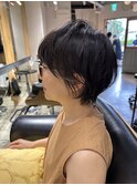 ボリュームマッシュショート