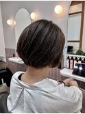 ひし形ショートボブ