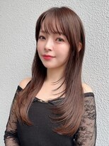 アフロート エル 錦糸町(AFLOAT L) 暗髪×髪質改善で憧れのツヤ髪に♪ワンカールセミロング