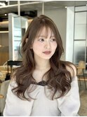 ブリーチなしグレージュカラー×レイヤーカットでイメチェンヘア