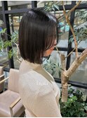切りっぱなしボブ/丸くならないボブ／大人ボブ/中谷